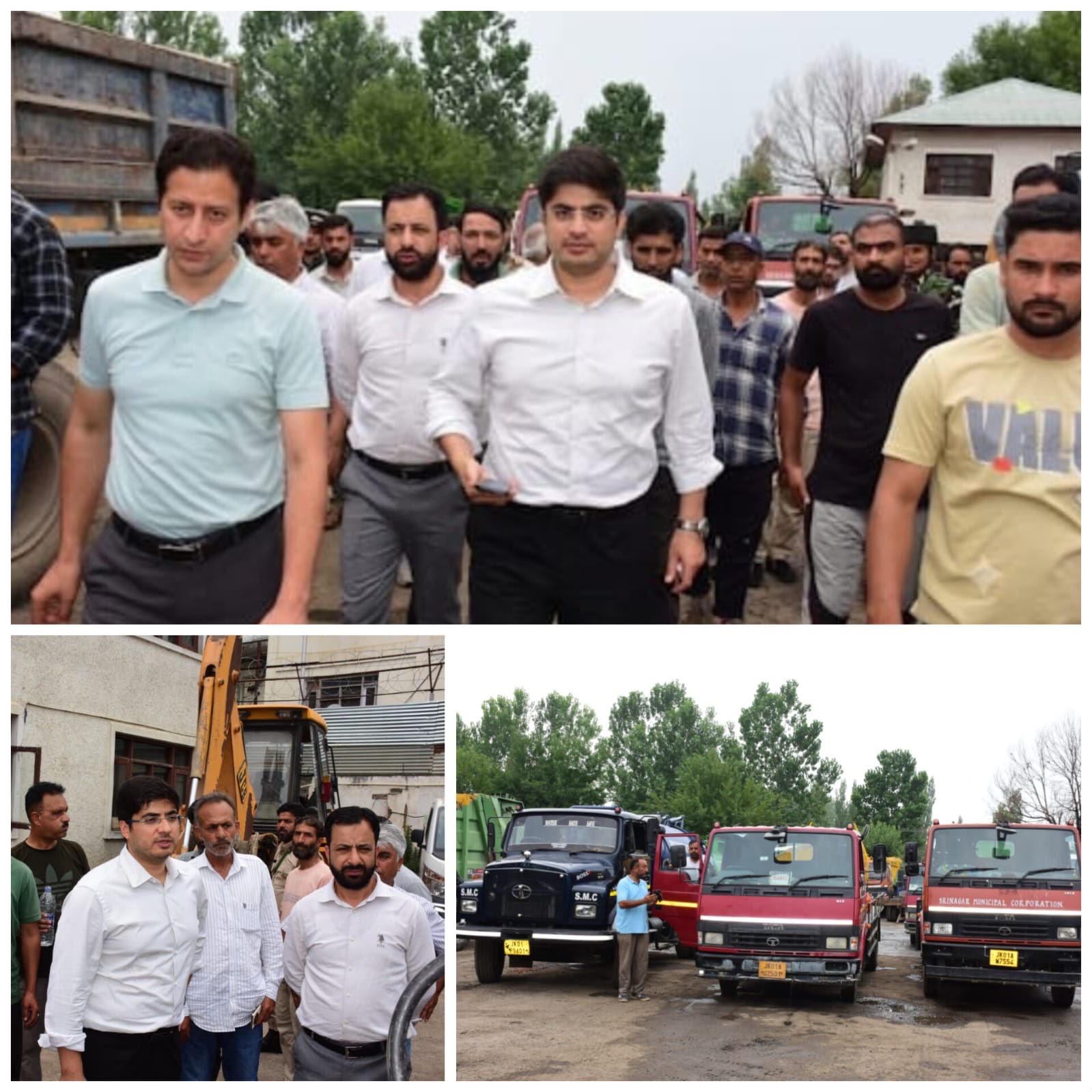 'Commissioner SMC Inspects Tattoo Ground Yard, Batamaloo; Reviews Operational Readiness of Water Tankers and Sprinkler Fleet'