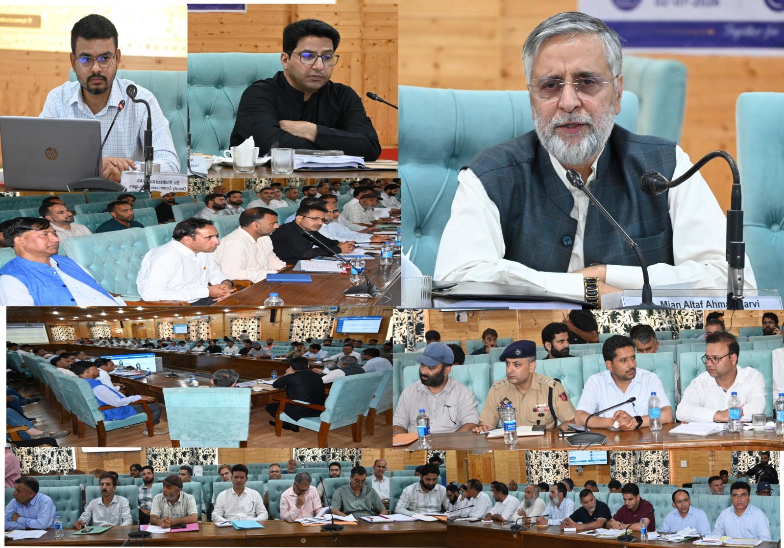'MP Mian Altaf chairs DISHA review meeting at Kulgam Calls for enhanced awareness of Government Schemes, distributes sanction letters among Beneficiaries'
