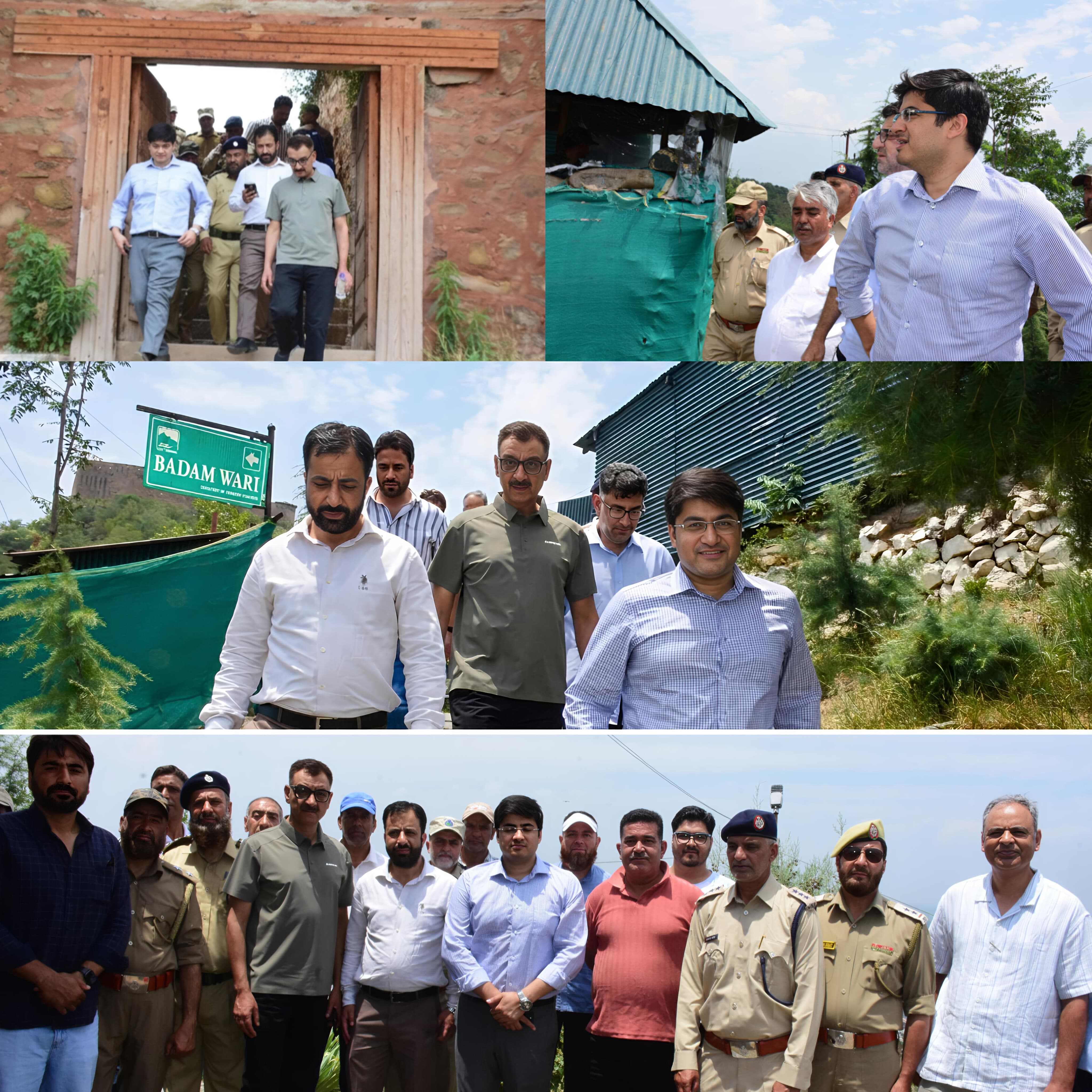 'Commissioner SMC Reviews Urban Greening Initiatives During Inspection of Hari Parbat Range'