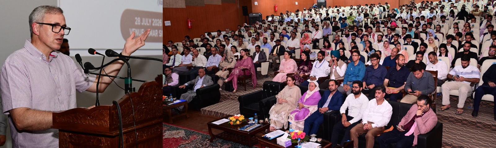 'Omar Abdullah Calls for Stronger Private Sector Role to Expand Youth Employment in J&K'