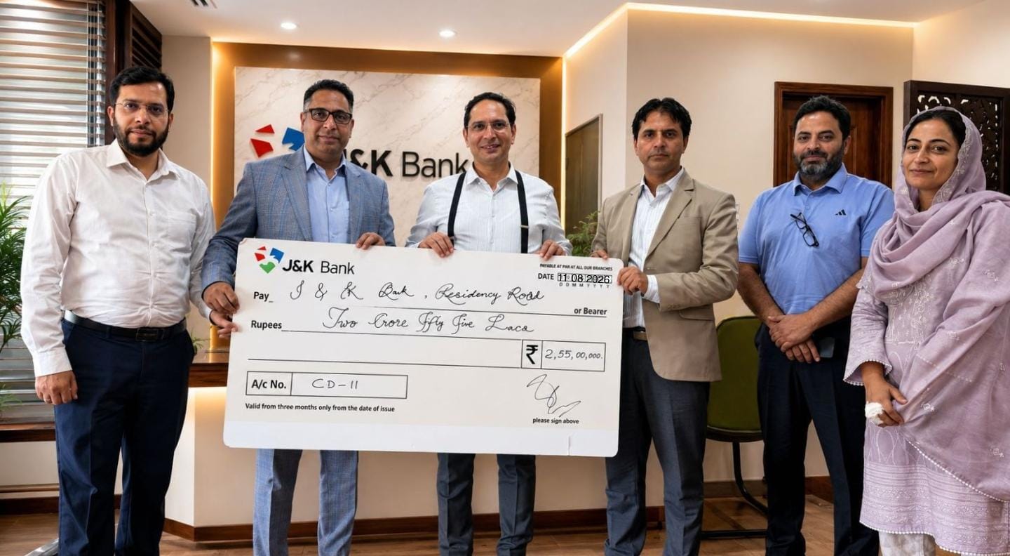 'J&K Bank swiftly settles Rs 2.55 Cr insurance claim for deceased customer's family'