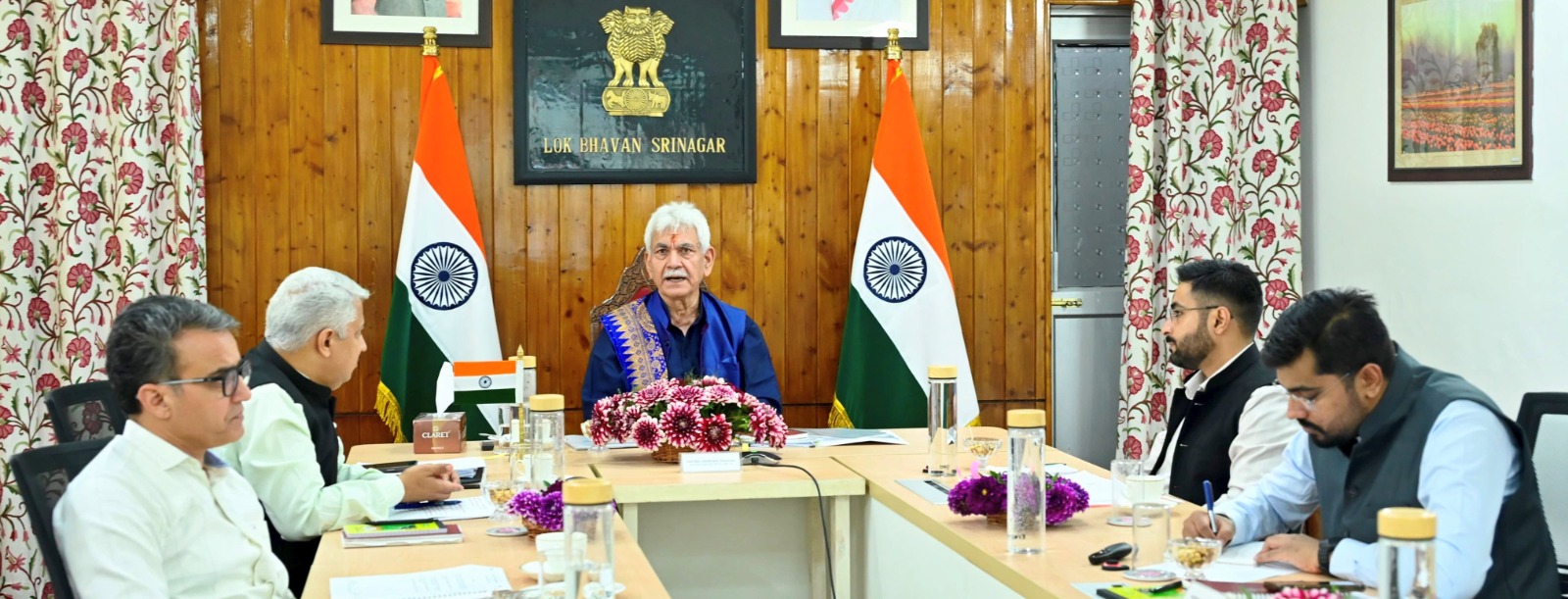 'LG Sinha Calls for Stronger Red Cross Network, Wider Humanitarian Outreach Across J&K'