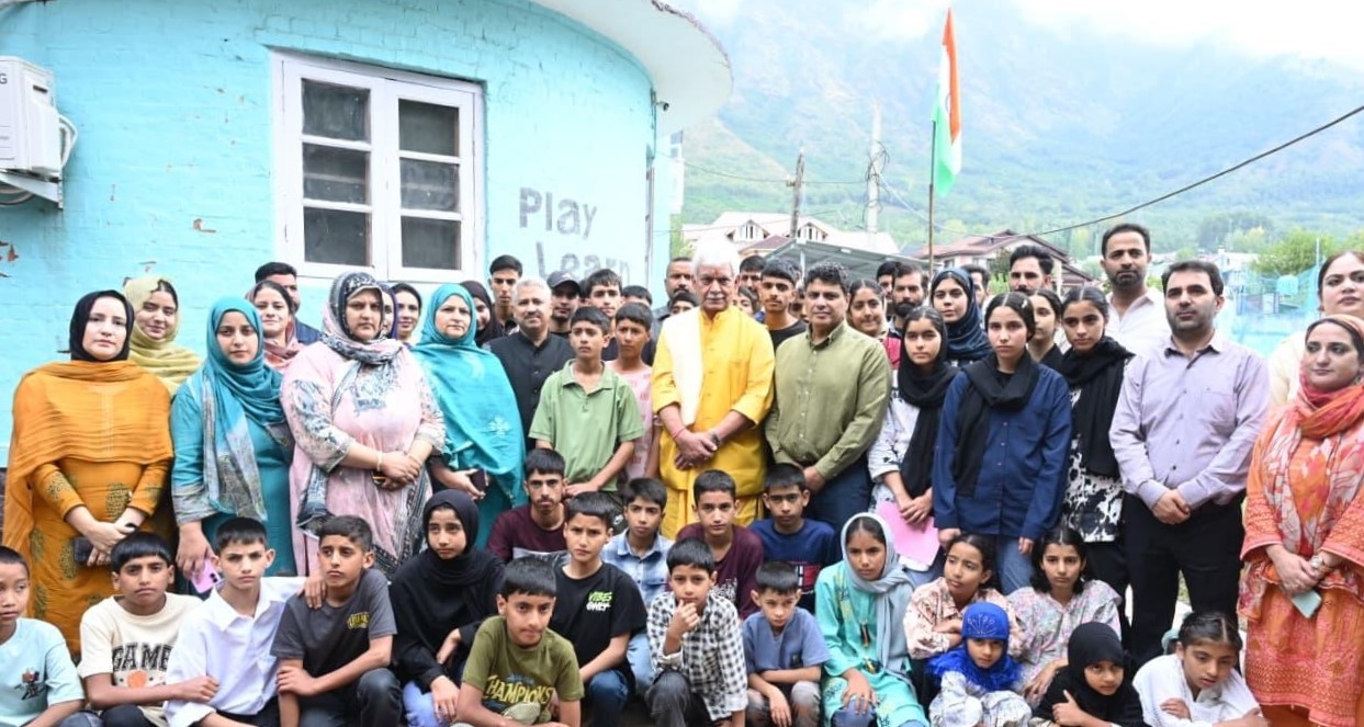 'LG Manoj Sinha Marks PM Modi’s Birthday with Children at Srinagar Care Homes , ‘Seva Sankalp Abhiyan’ Begins Across J&K with Focus on Public Welfare'