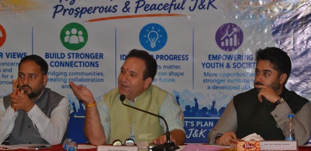 'LOP Sunil Sharma Holds Public Outreach Meetings in Srinagar, Hears Delegations’ Concerns'