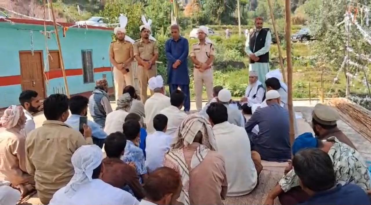 'SDPO Mendhar Touseef Ahmed Leads Drug Awareness Outreach at Chhajla, Calls for Community Cooperation'