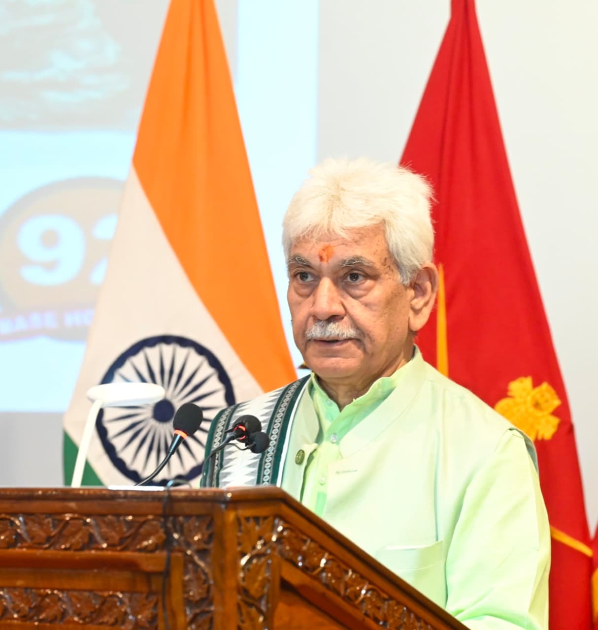 'LG Sinha Greets Air Warriors on Air Force Day, Hails Their Courage and Service'