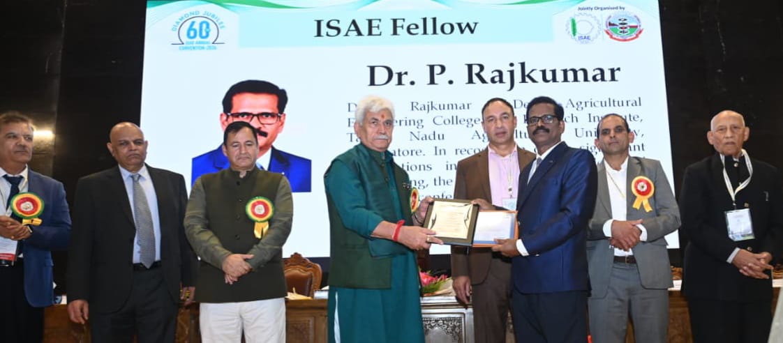 'LG Sinha Calls for Farmer-Centric Innovation at 60th ISAE Annual Convention'