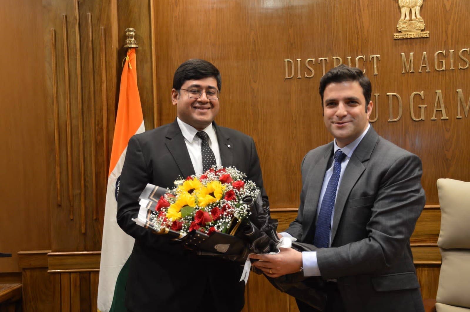 'Jatin Kishore Takes Charge as Deputy Commissioner Budgam'