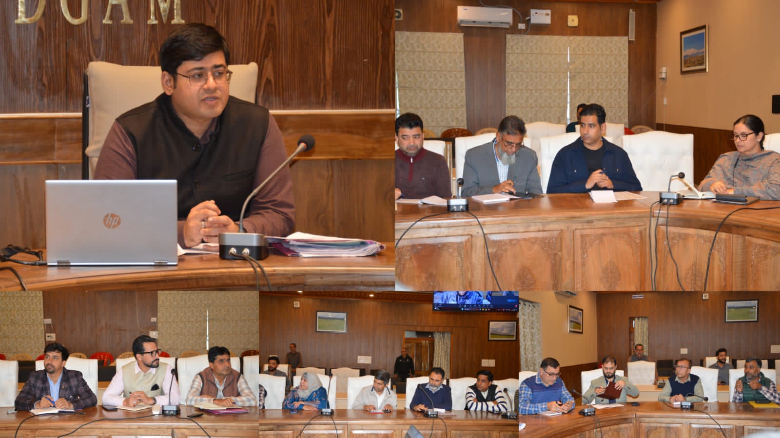 'DC Budgam Directs Departments to Expedite Essential Infrastructure Works at Air Force Station Srinagar'