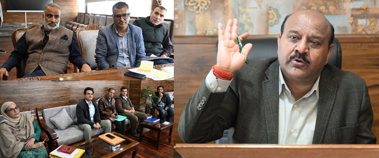'Deputy Chief Minister chairs meeting to review construction of 50 bedded SDH Hazratbal building'