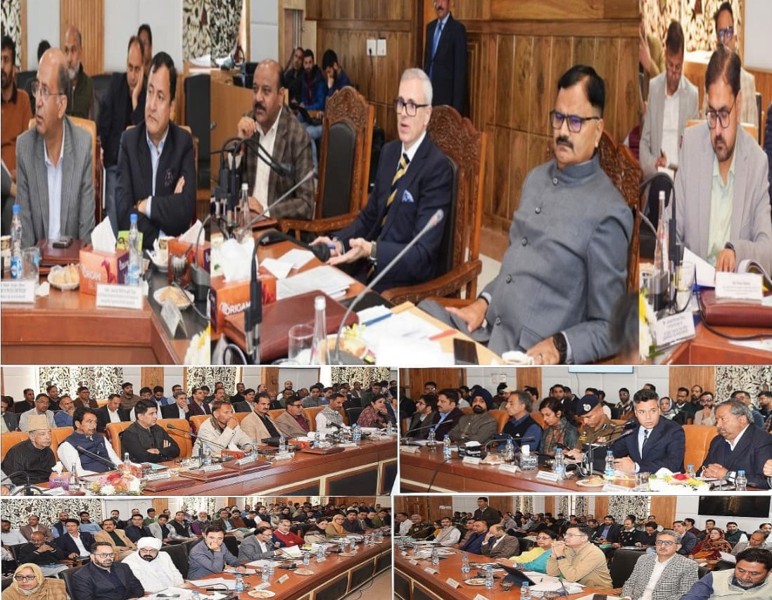'CM Omar Abdullah reviews developmental progress, implementation of government schemes in Anantnag. ,     Inaugurates, lays foundation stones for projects worth ₹52 crore Calls for faster implementation of development projects, Mission YUVA '