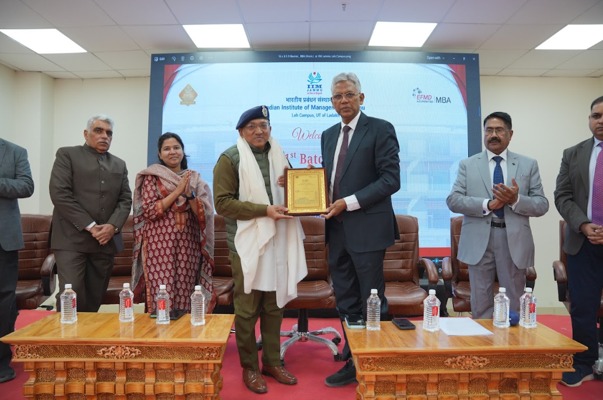'IIM Jammu Opens Leh Campus, Launches BBA (Hons.) Programme to Expand Higher Education Opportunities in Ladakh'