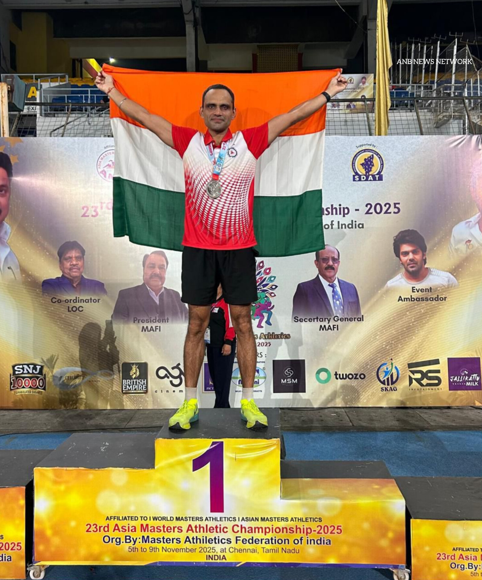 'Major Rohit Kadian Wins Silver at Asia Masters Athletics Championship'