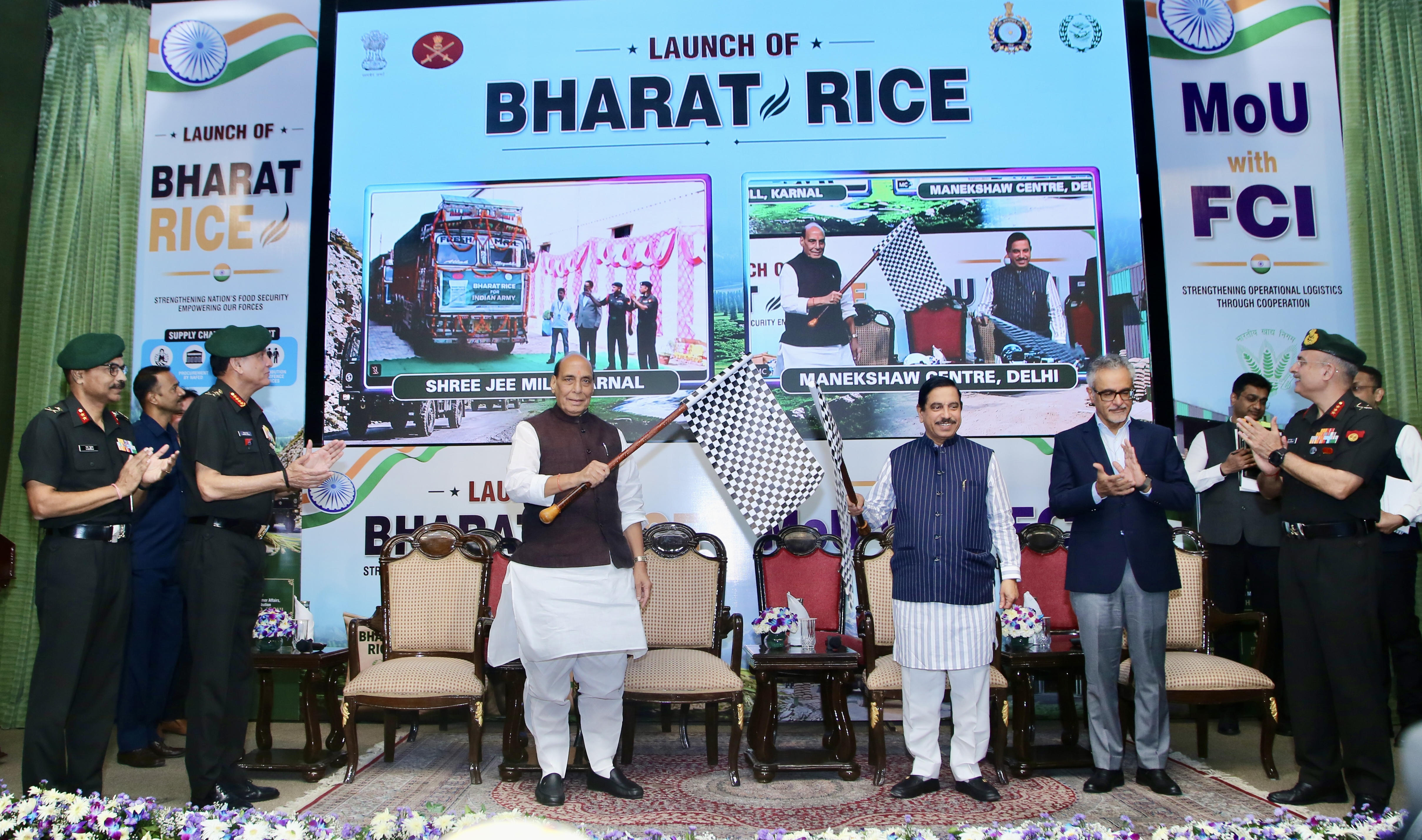 'Indian Army Strengthens Ration Quality and Operational Logistics Through Bharat Rice Initiative, MoU with FCI'