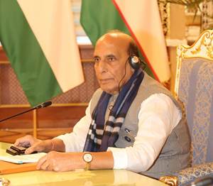 'Rajnath Singh Urges SCO Nations to Dismantle Entire Terrorism Ecosystem, Uphold Sovereignty in Connectivity Projects'