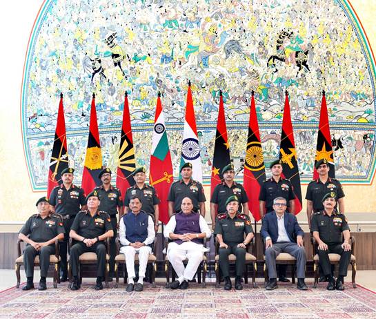 'Defence Minister Rajnath Singh Calls for Long-Term Strategic Vision, Releases Land Warfare Doctrine to Bolster Army’s Future Readiness'